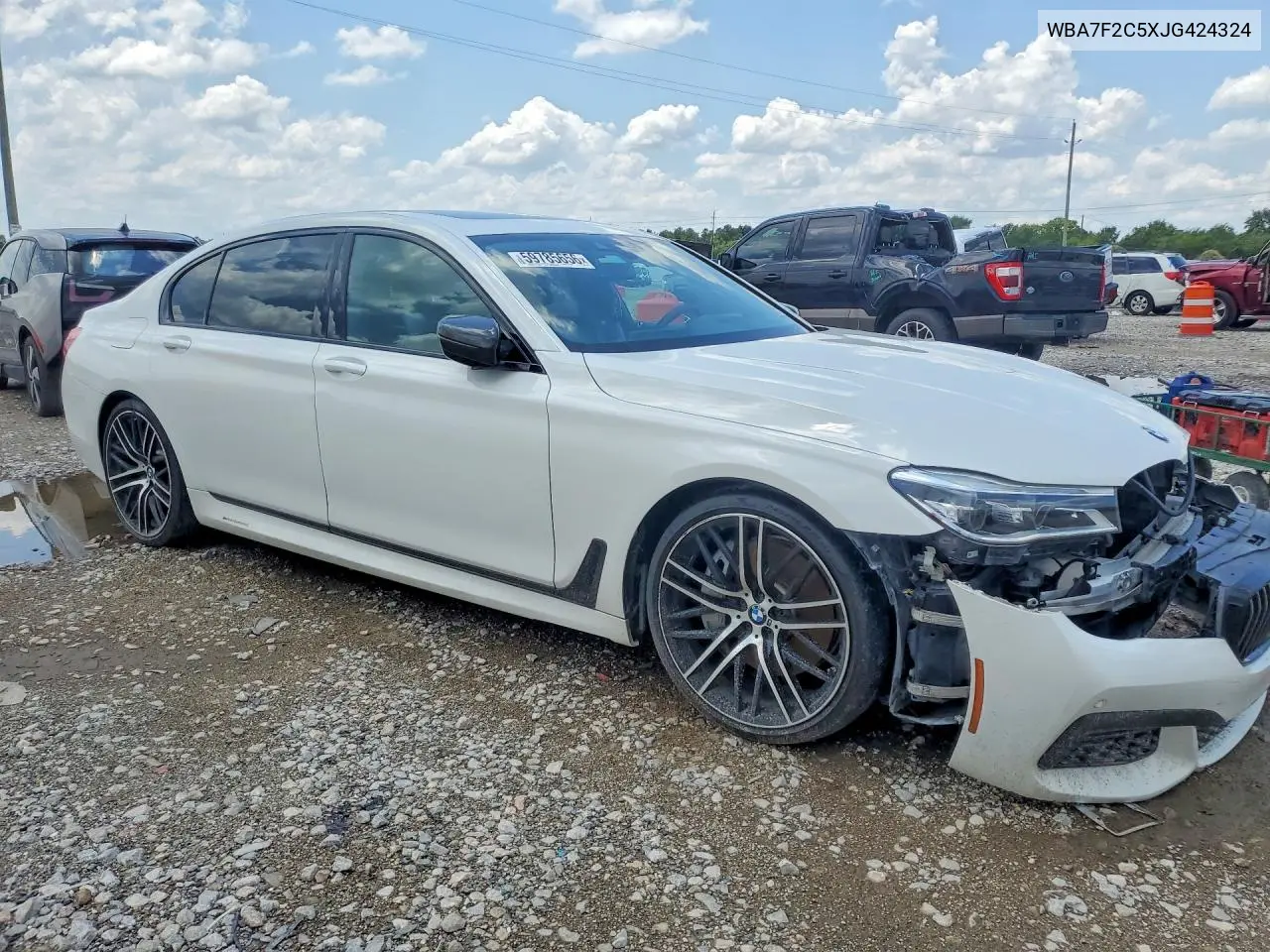 2018 BMW 750 Xi VIN: WBA7F2C5XJG424324 Lot: 59785656