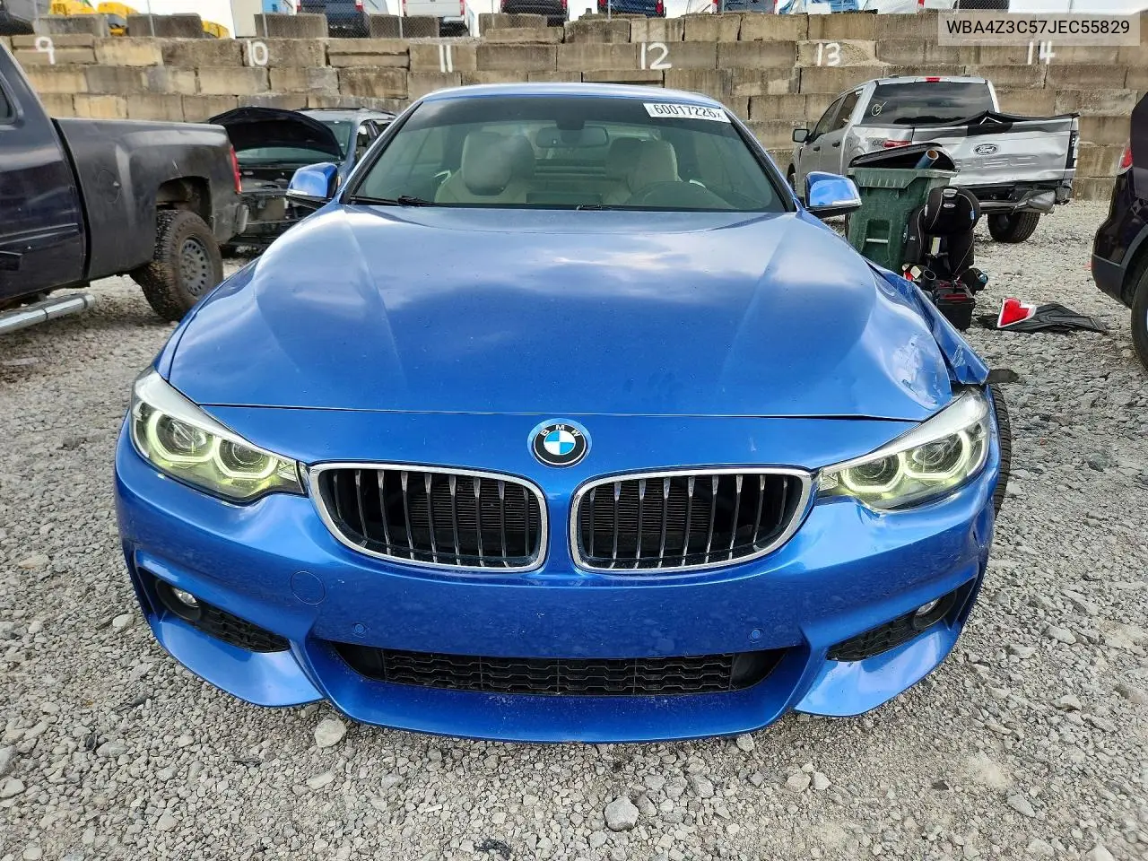 2018 BMW 430Xi VIN: WBA4Z3C57JEC55829 Lot: 60017226