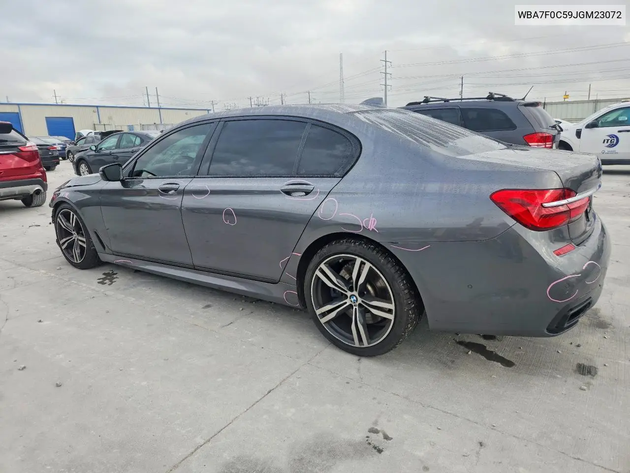2018 BMW 750 I VIN: WBA7F0C59JGM23072 Lot: 60860216