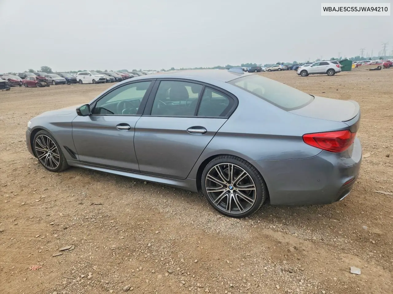 2018 BMW 540 I VIN: WBAJE5C55JWA94210 Lot: 61748556