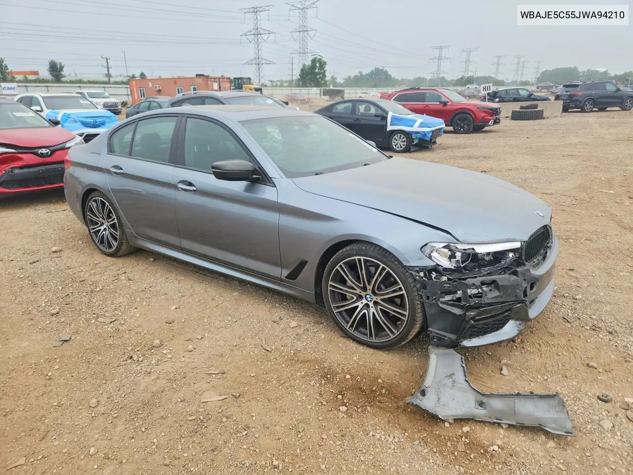 2018 BMW 540 I VIN: WBAJE5C55JWA94210 Lot: 61748556
