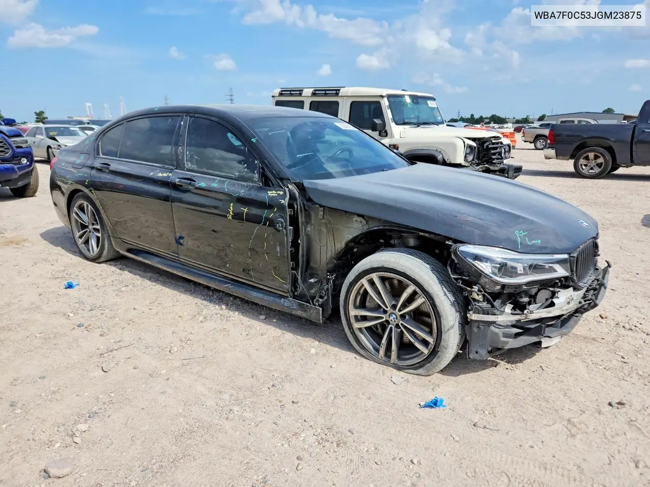 2018 BMW 750 I VIN: WBA7F0C53JGM23875 Lot: 73343425
