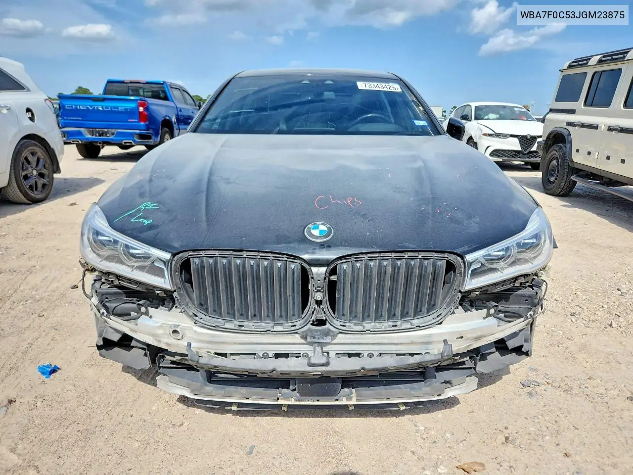 2018 BMW 750 I VIN: WBA7F0C53JGM23875 Lot: 73343425