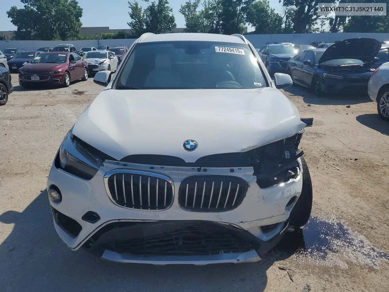 2018 BMW X1 xDrive28I VIN: WBXHT3C31J5K21440 Lot: 77249415