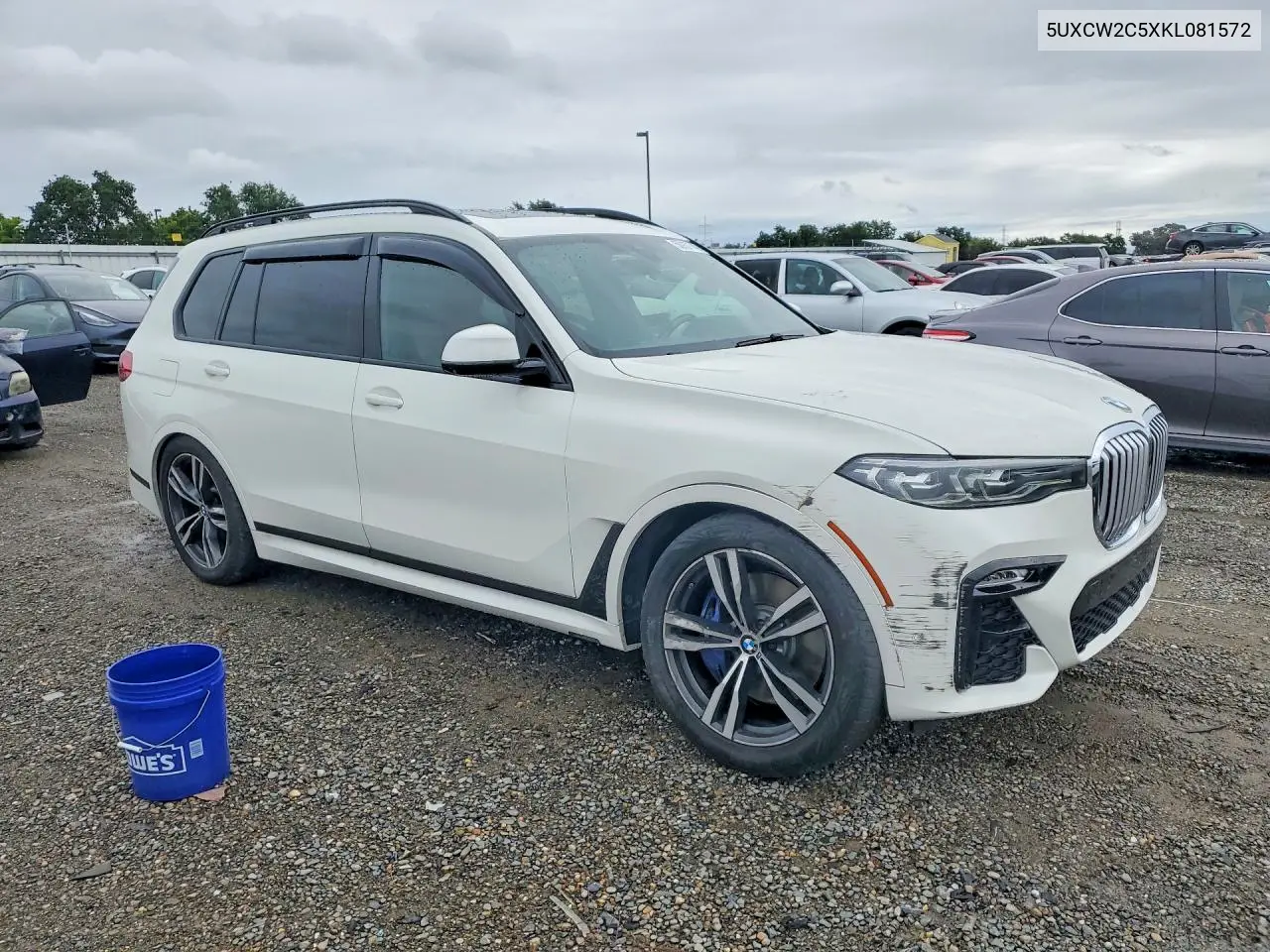 2019 BMW X7 xDrive40I VIN: 5UXCW2C5XKL081572 Lot: 50937746
