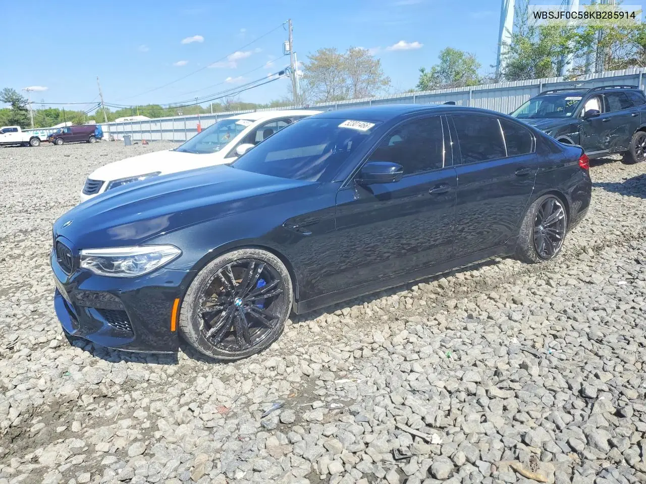 2019 BMW M5 VIN: WBSJF0C58KB285914 Lot: 52301466