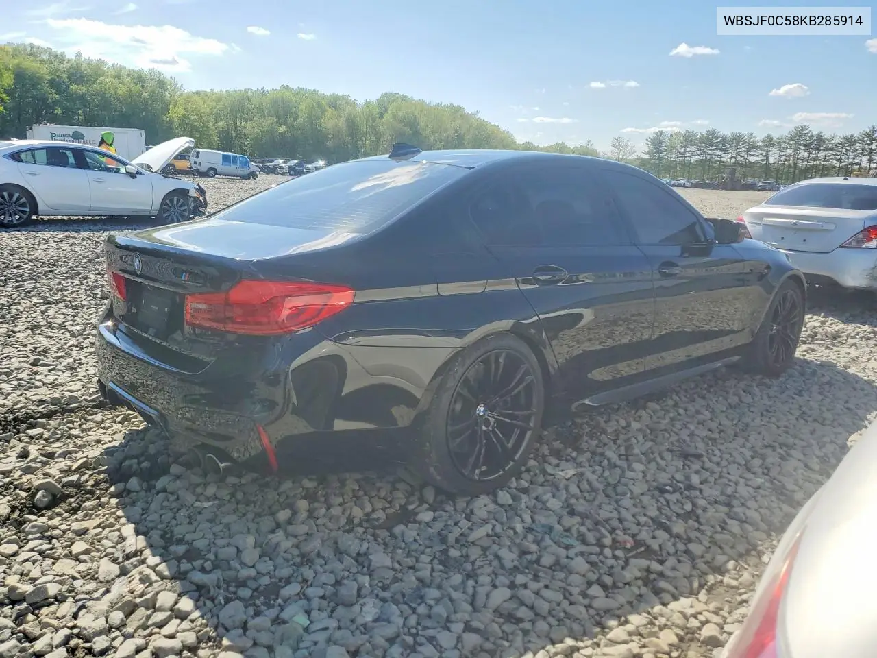 2019 BMW M5 VIN: WBSJF0C58KB285914 Lot: 52301466
