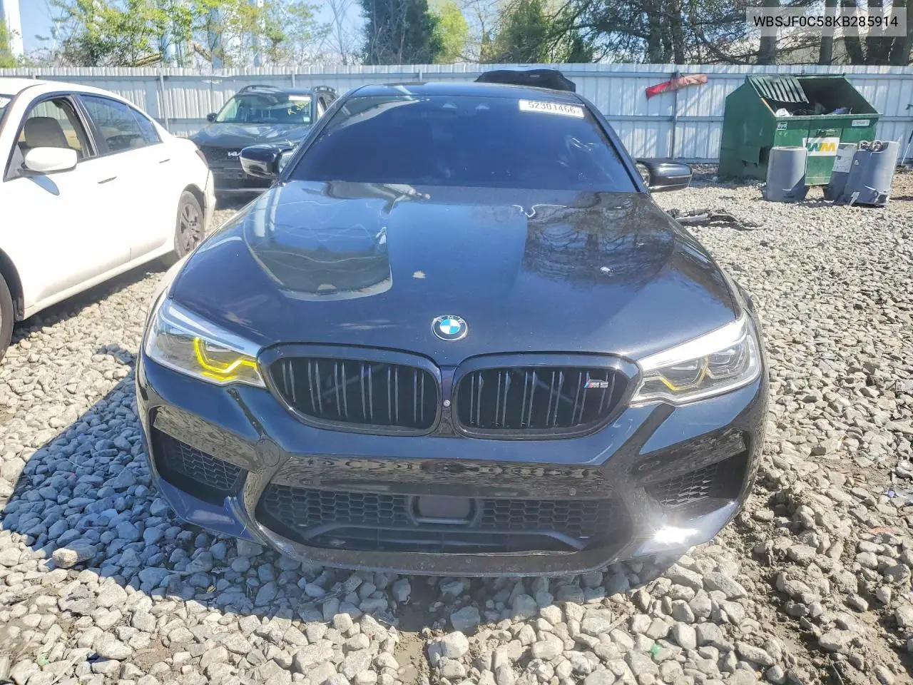 2019 BMW M5 VIN: WBSJF0C58KB285914 Lot: 52301466