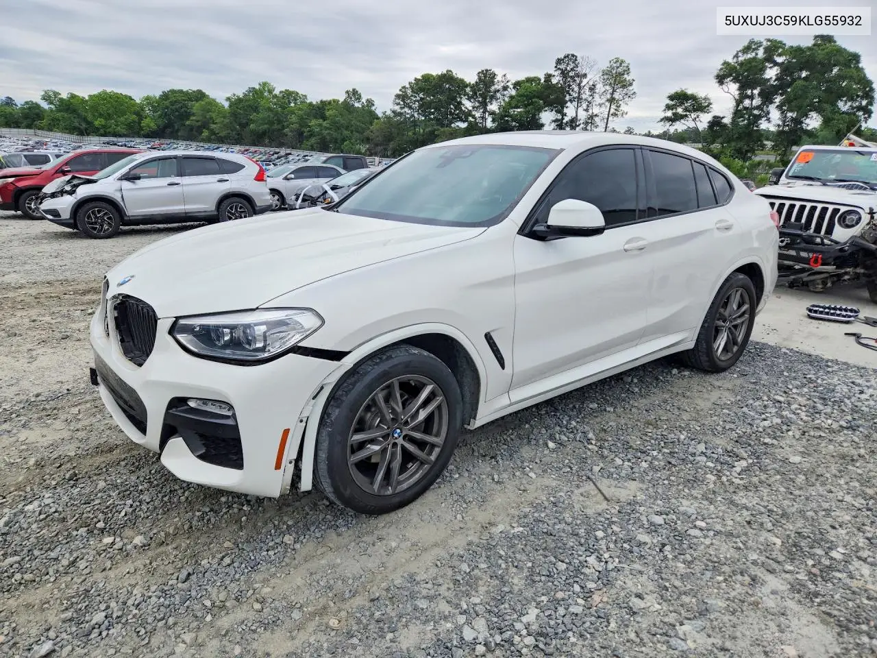 2019 BMW X4 xDrive30I VIN: 5UXUJ3C59KLG55932 Lot: 52681016