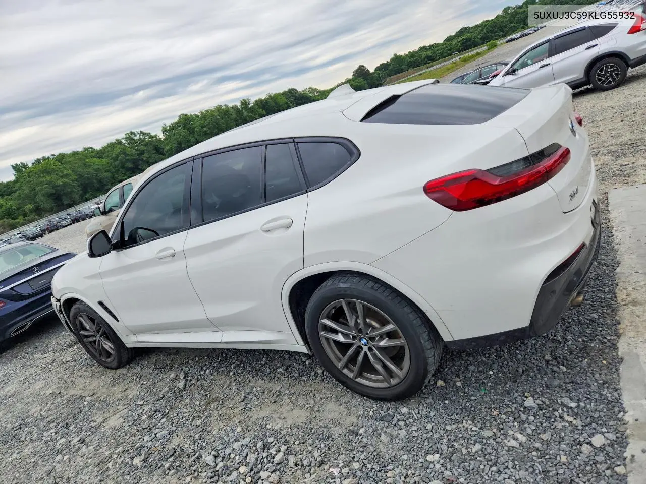 2019 BMW X4 xDrive30I VIN: 5UXUJ3C59KLG55932 Lot: 52681016