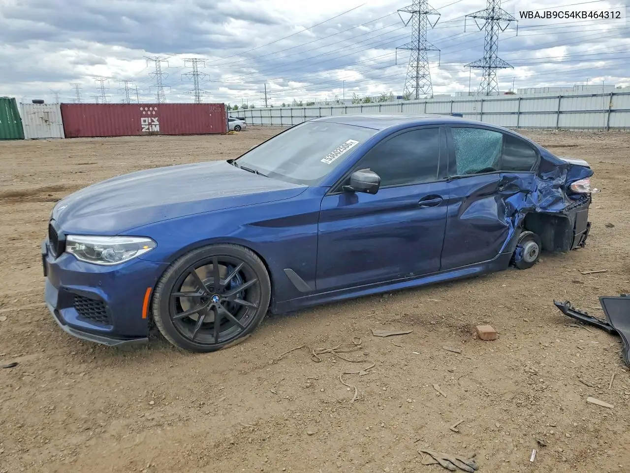2019 BMW M550Xi VIN: WBAJB9C54KB464312 Lot: 53602506
