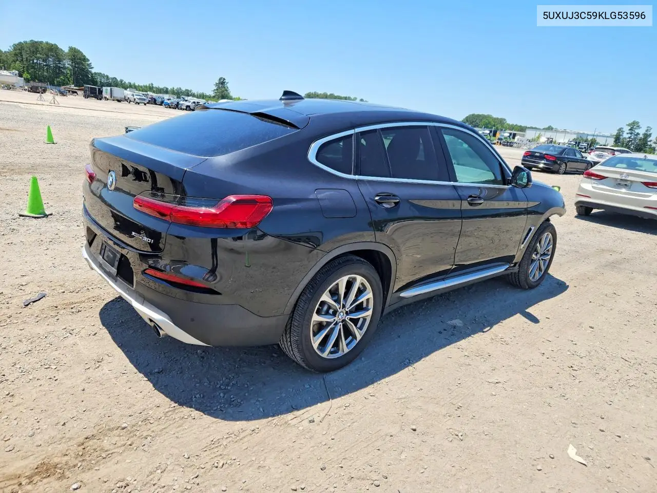 2019 BMW X4 xDrive30I VIN: 5UXUJ3C59KLG53596 Lot: 53782216
