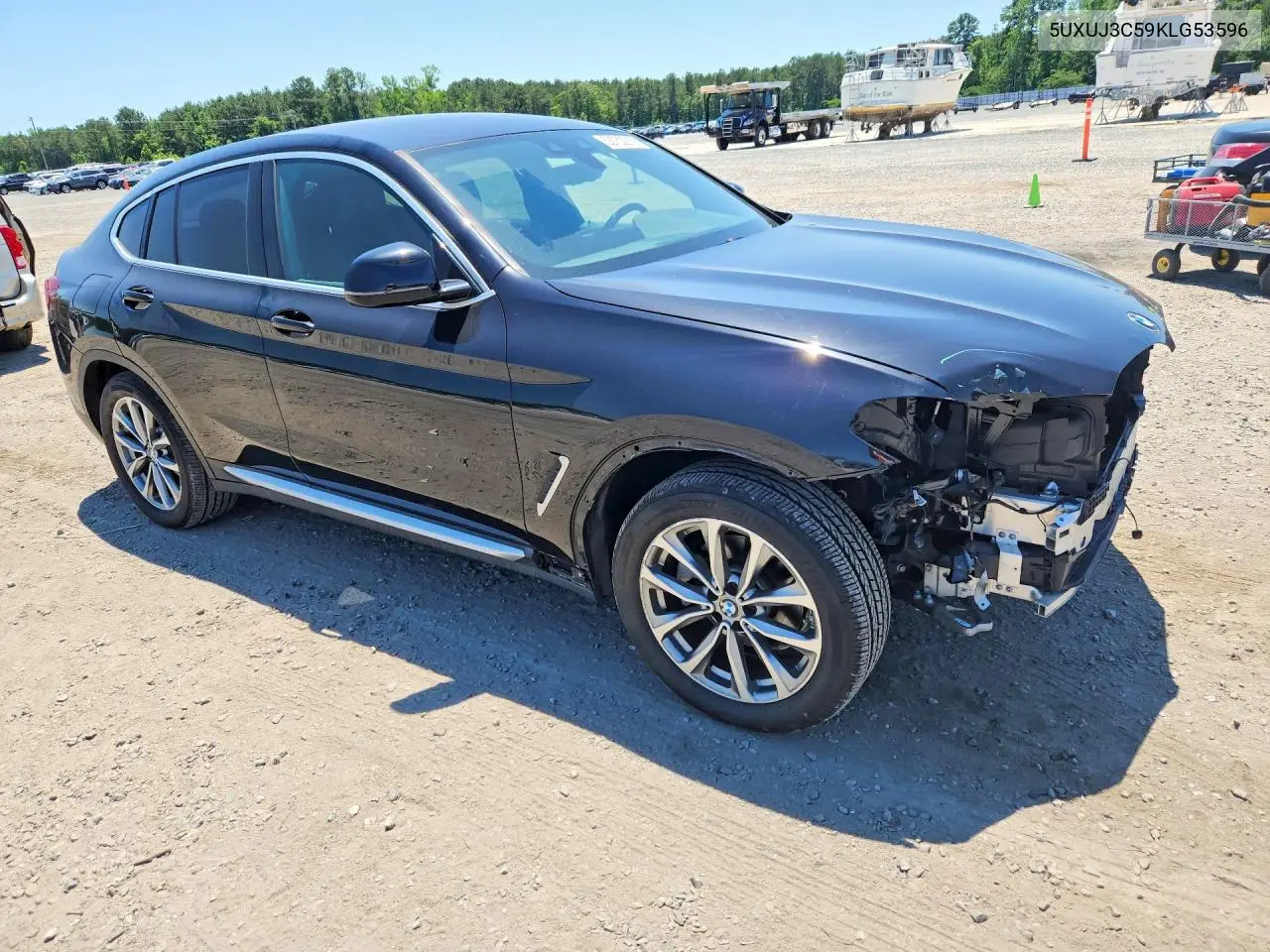 2019 BMW X4 xDrive30I VIN: 5UXUJ3C59KLG53596 Lot: 53782216