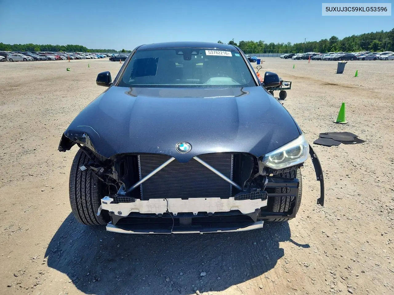 2019 BMW X4 xDrive30I VIN: 5UXUJ3C59KLG53596 Lot: 53782216