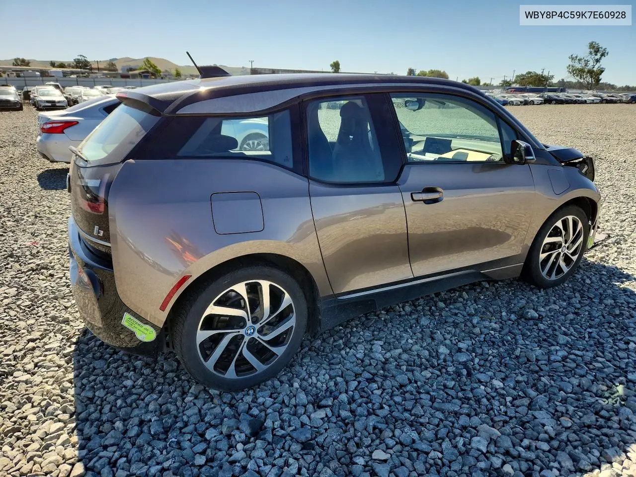 2019 BMW I3 Rex VIN: WBY8P4C59K7E60928 Lot: 53930376