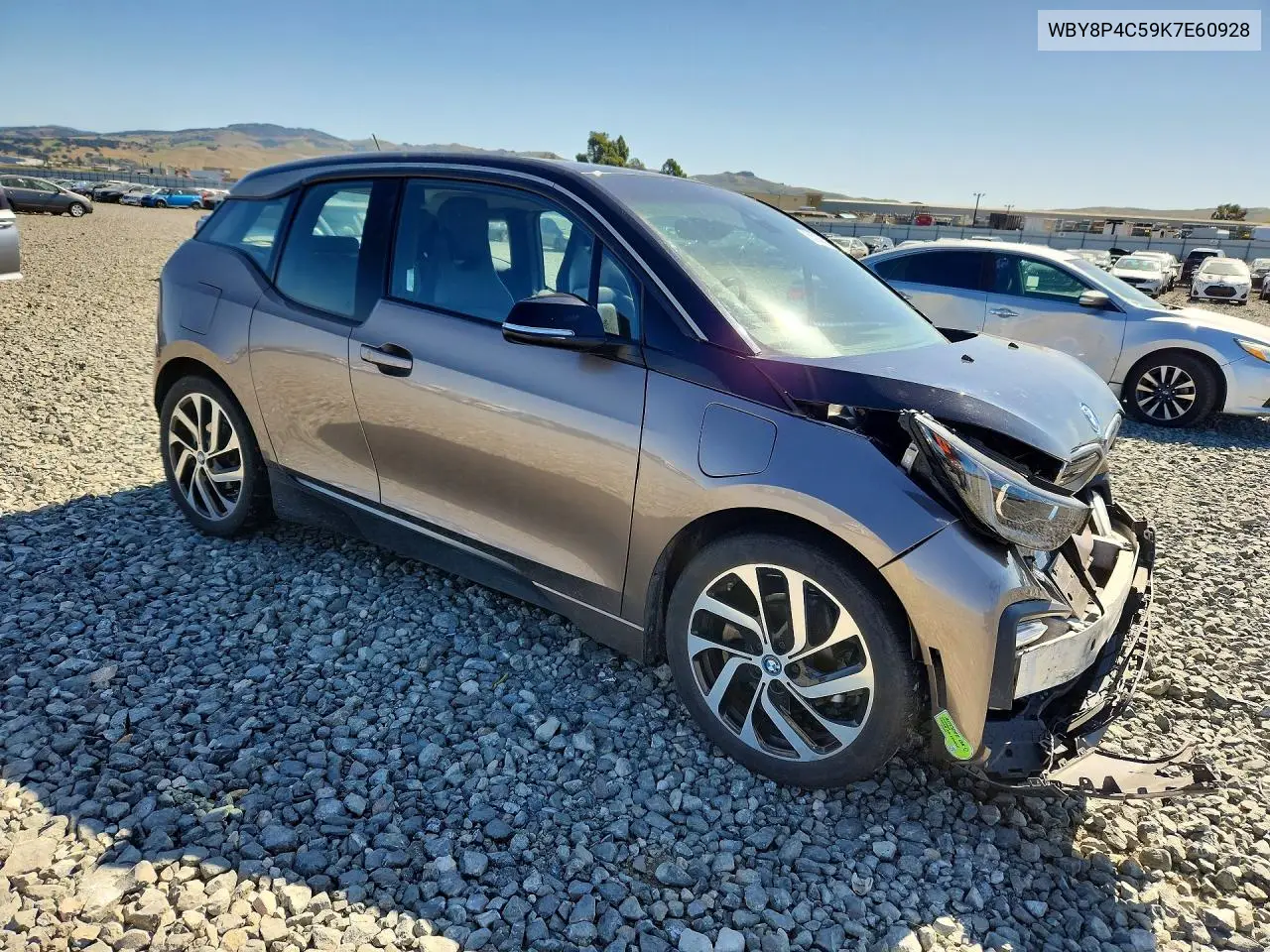2019 BMW I3 Rex VIN: WBY8P4C59K7E60928 Lot: 53930376