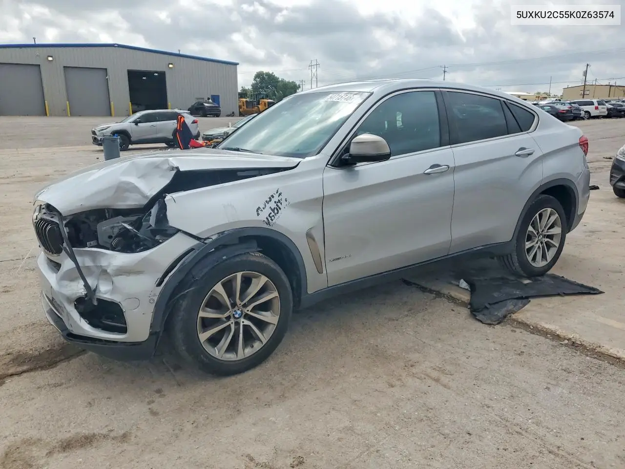 2019 BMW X6 xDrive35I VIN: 5UXKU2C55K0Z63574 Lot: 54715746