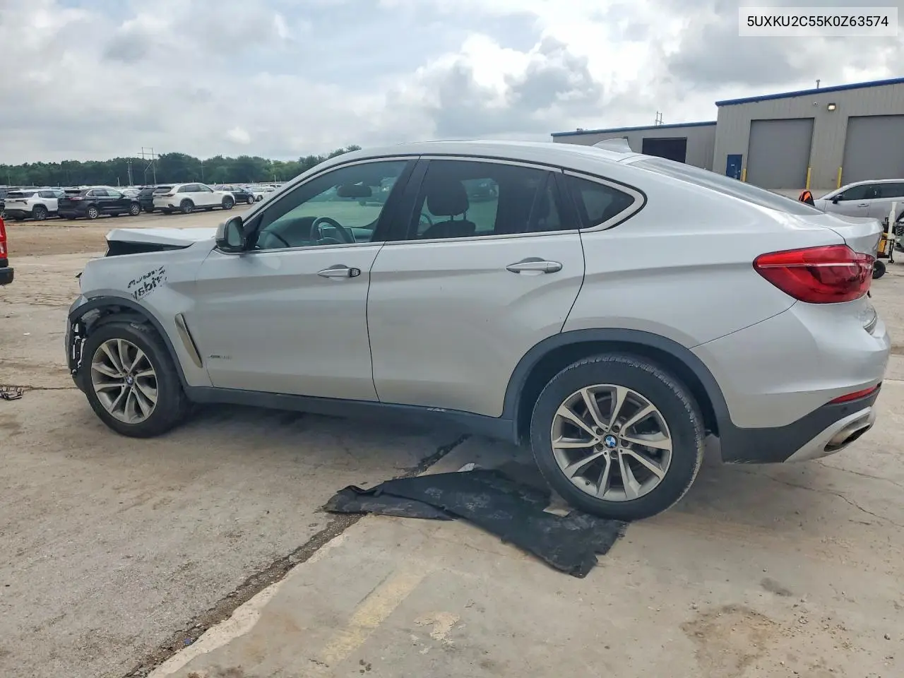 2019 BMW X6 xDrive35I VIN: 5UXKU2C55K0Z63574 Lot: 54715746