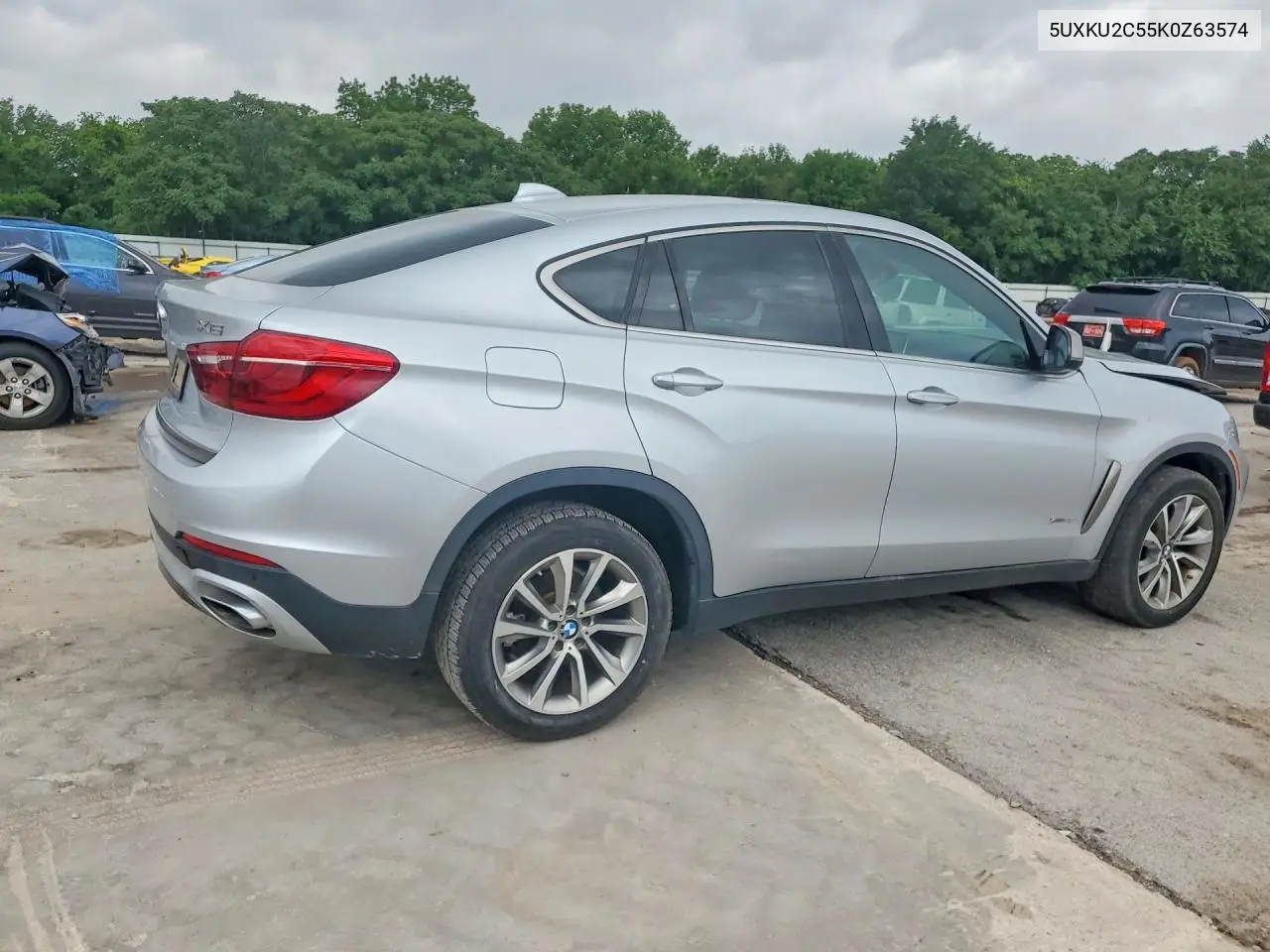 2019 BMW X6 xDrive35I VIN: 5UXKU2C55K0Z63574 Lot: 54715746