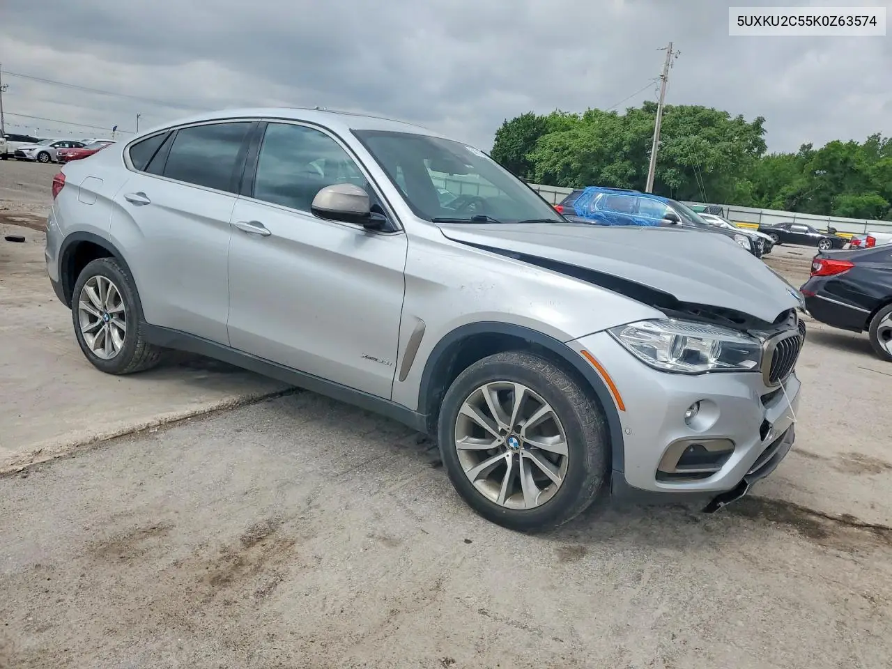 2019 BMW X6 xDrive35I VIN: 5UXKU2C55K0Z63574 Lot: 54715746