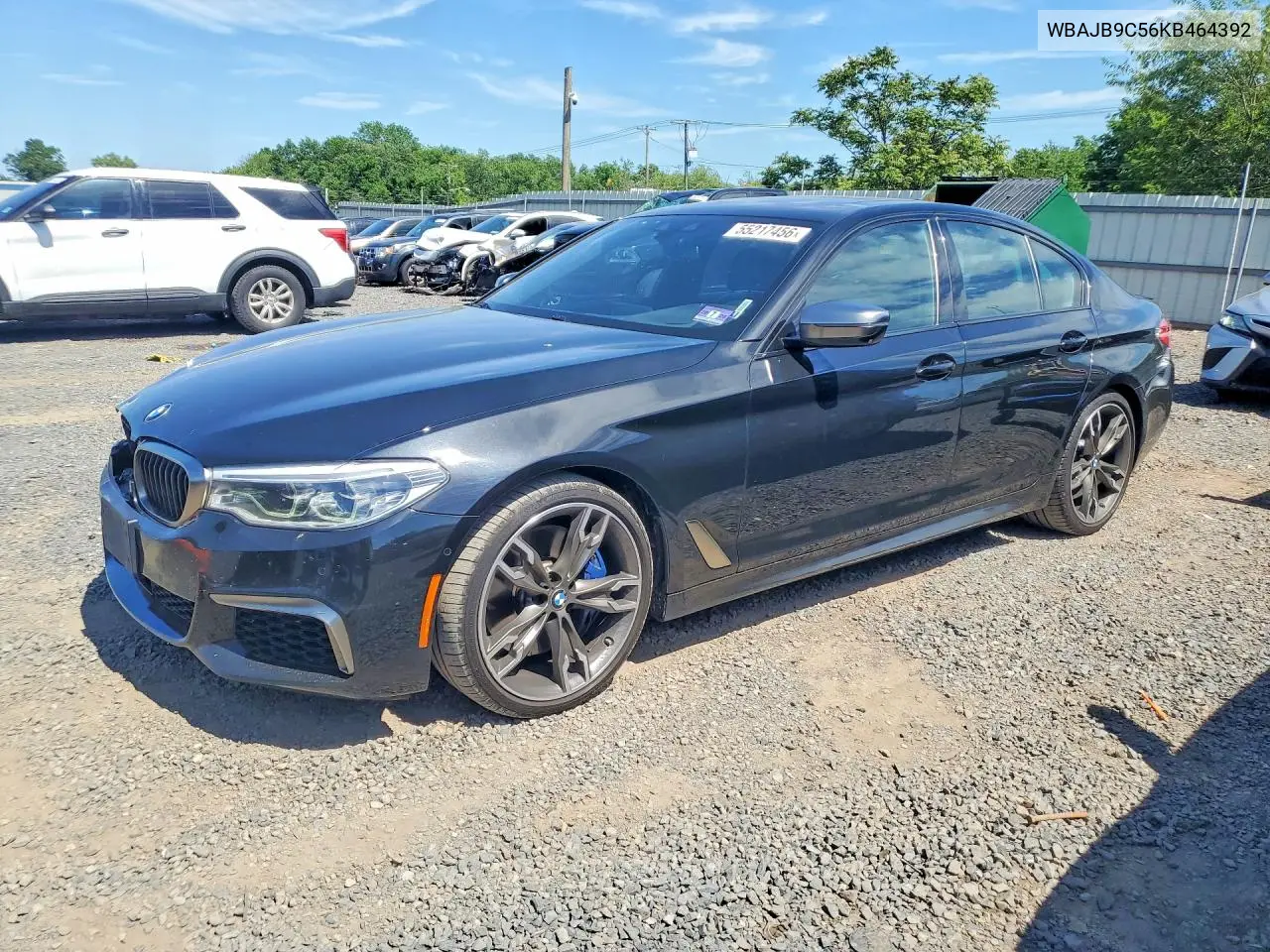 2019 BMW M550Xi VIN: WBAJB9C56KB464392 Lot: 55217456