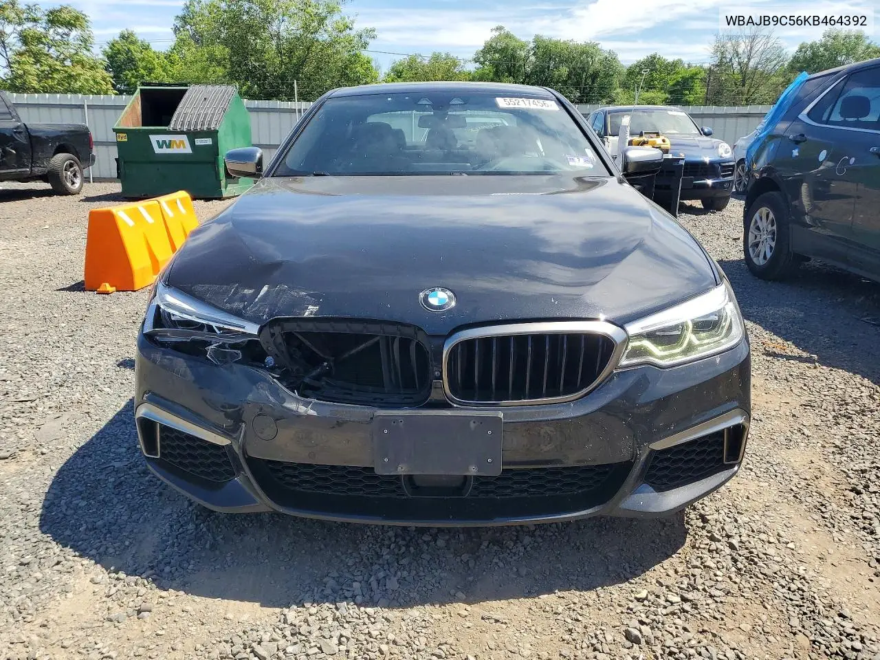 2019 BMW M550Xi VIN: WBAJB9C56KB464392 Lot: 55217456