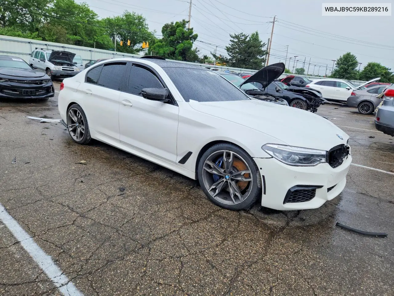 2019 BMW M550Xi VIN: WBAJB9C59KB289216 Lot: 55241656