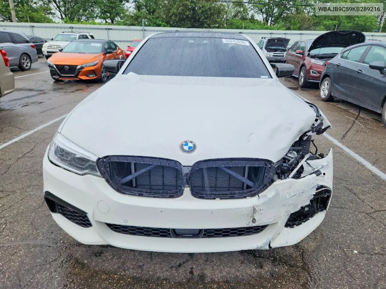 2019 BMW M550Xi VIN: WBAJB9C59KB289216 Lot: 55241656
