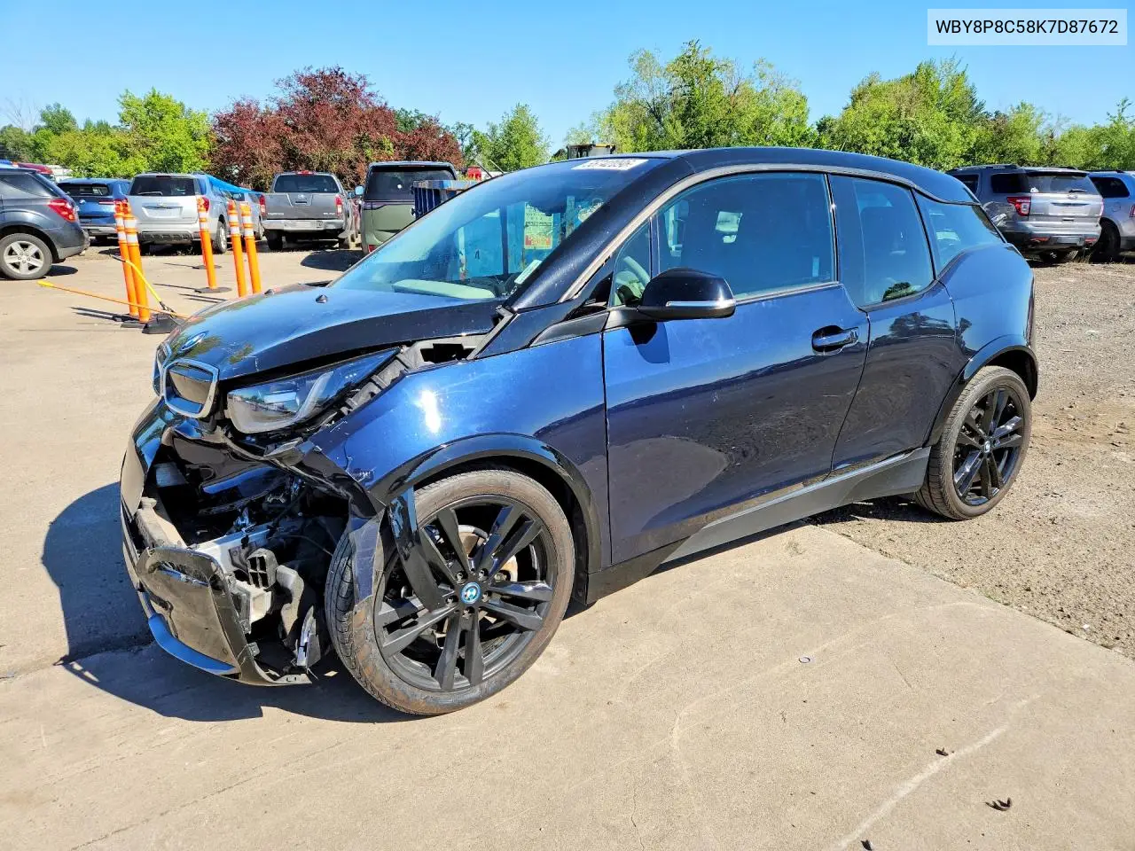 2019 BMW I3 S Rex VIN: WBY8P8C58K7D87672 Lot: 55742096