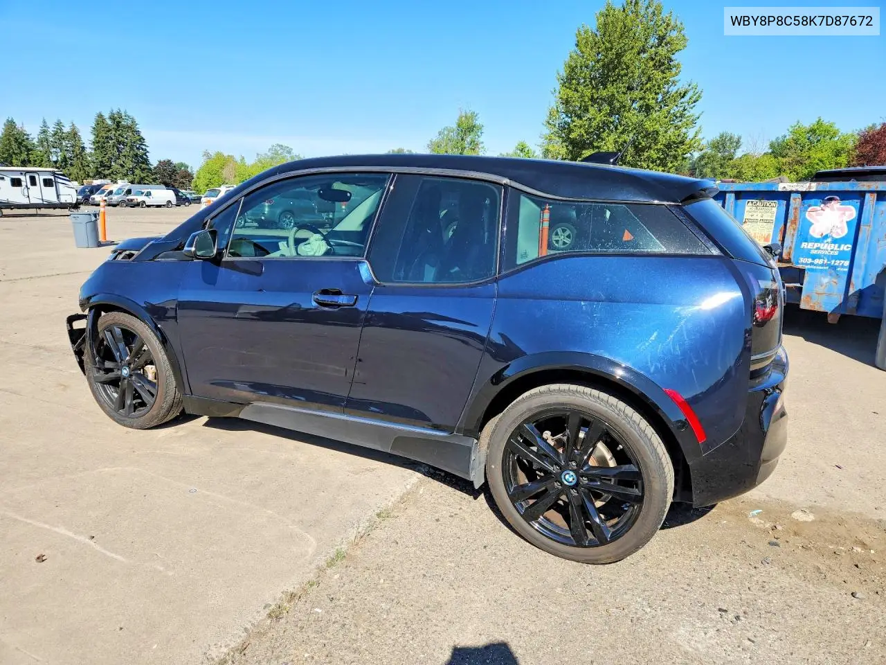 2019 BMW I3 S Rex VIN: WBY8P8C58K7D87672 Lot: 55742096