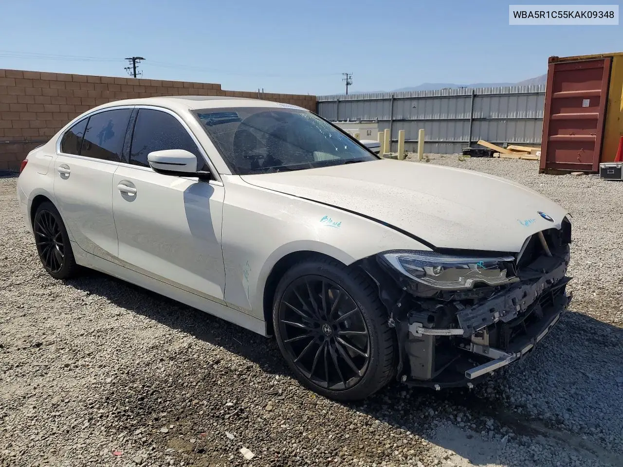 2019 BMW 330I VIN: WBA5R1C55KAK09348 Lot: 56533676