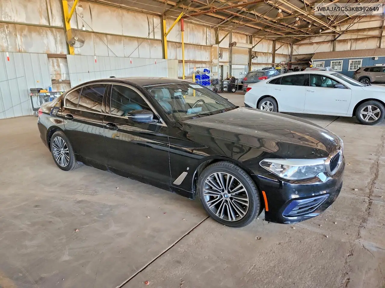 2019 BMW 530E VIN: WBAJA9C53KB392649 Lot: 57002316
