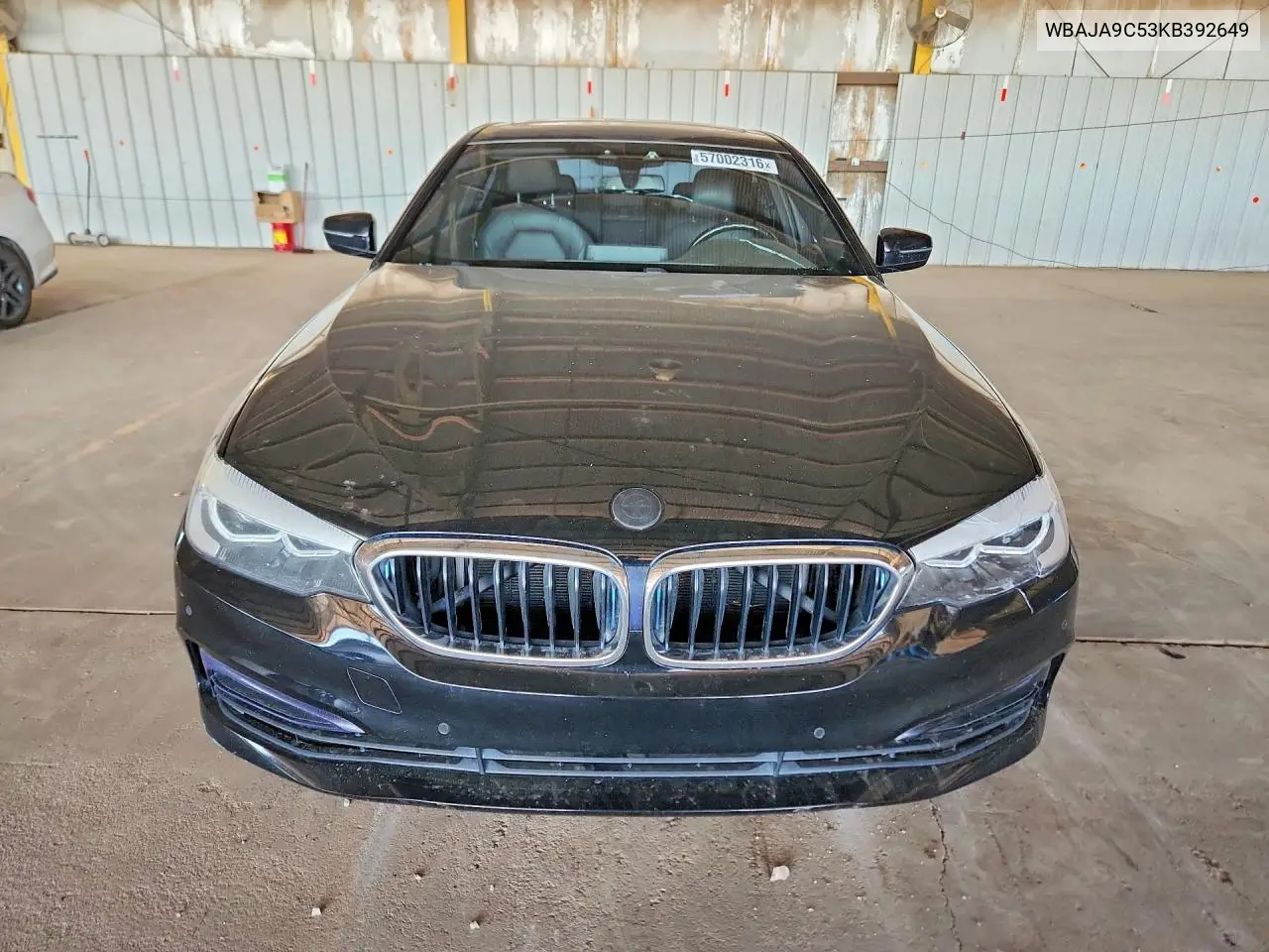 2019 BMW 530E VIN: WBAJA9C53KB392649 Lot: 57002316