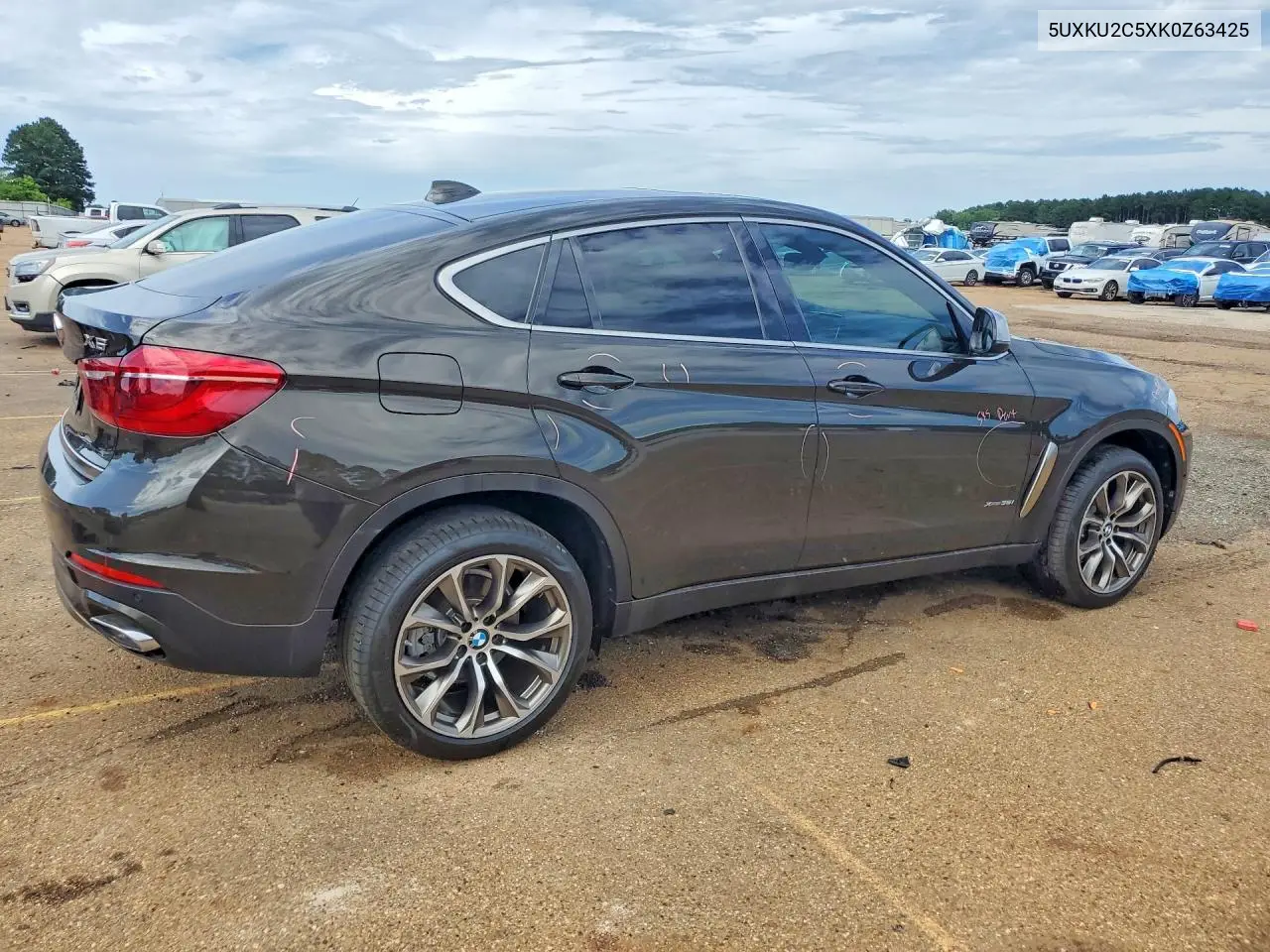 2019 BMW X6 xDrive35I VIN: 5UXKU2C5XK0Z63425 Lot: 57118716