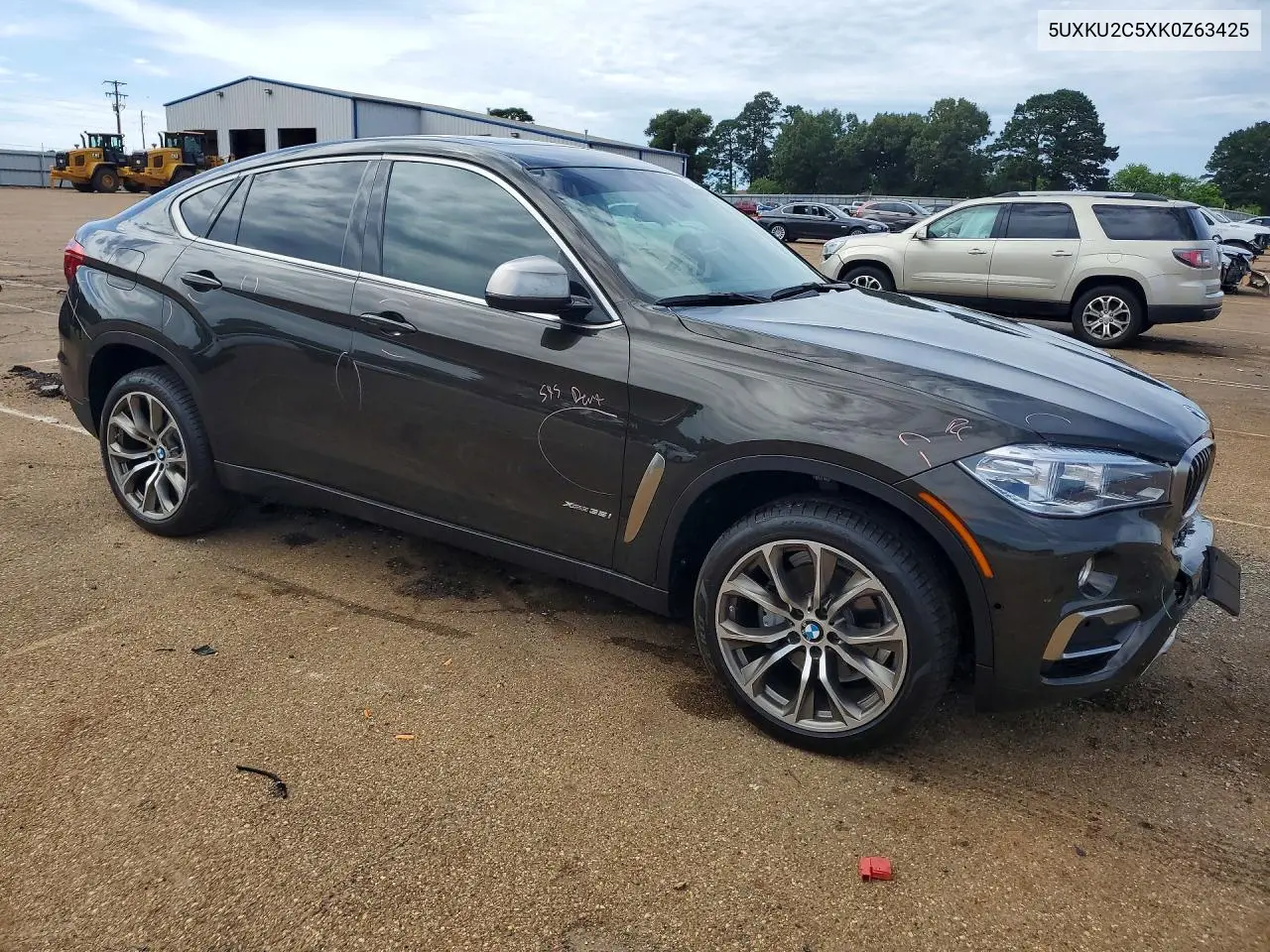 2019 BMW X6 xDrive35I VIN: 5UXKU2C5XK0Z63425 Lot: 57118716