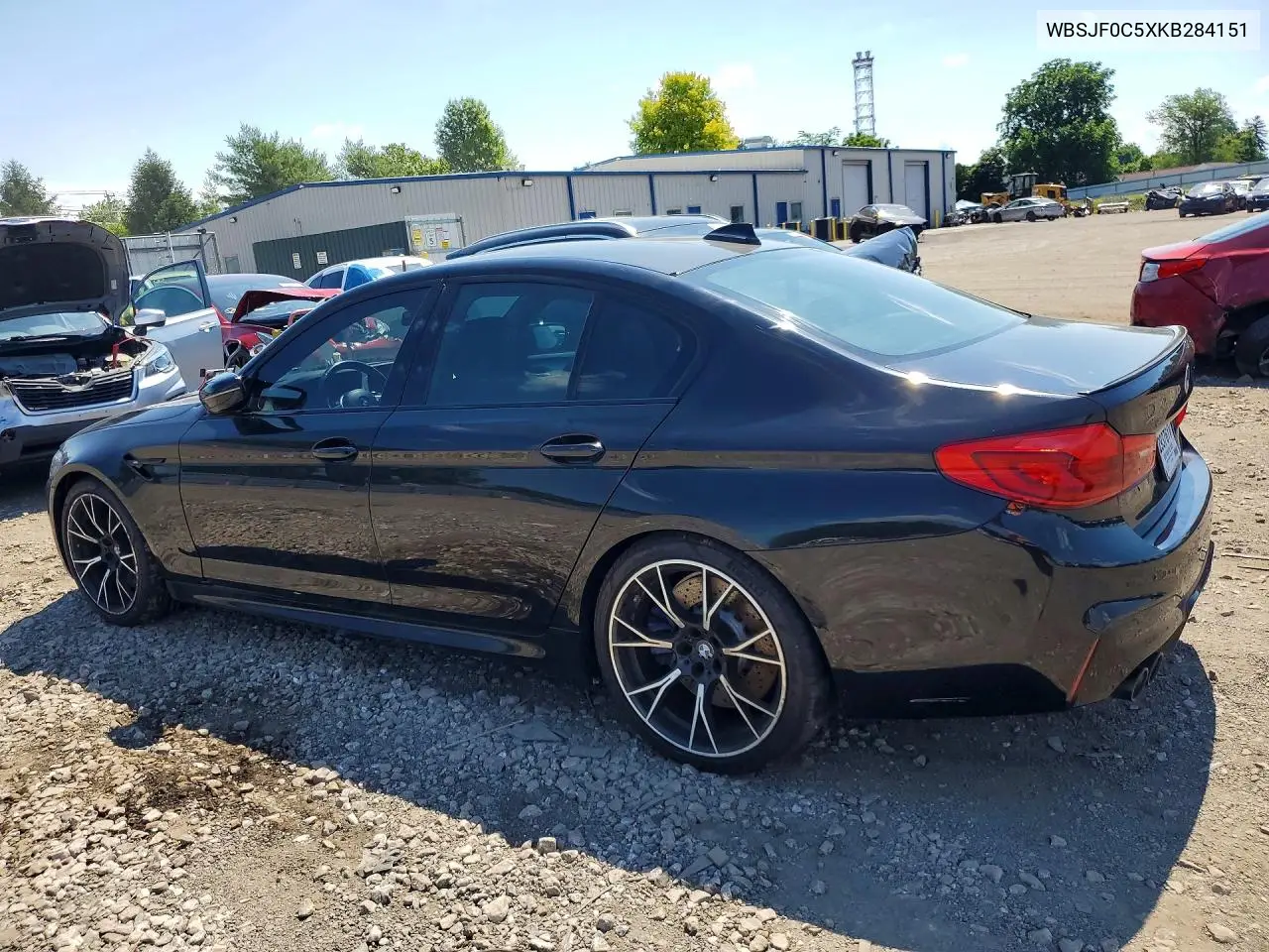 2019 BMW M5 VIN: WBSJF0C5XKB284151 Lot: 57568716