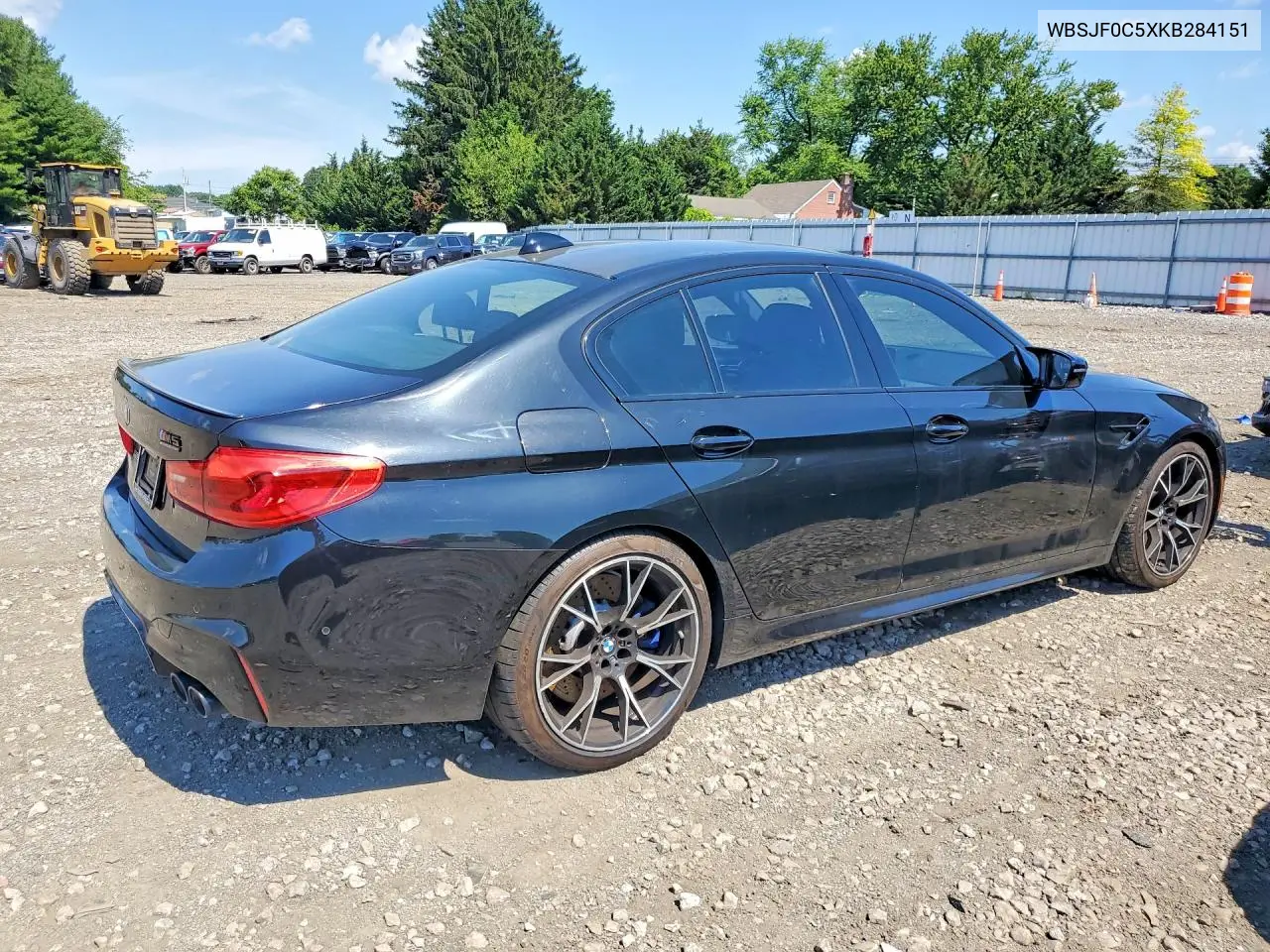 2019 BMW M5 VIN: WBSJF0C5XKB284151 Lot: 57568716