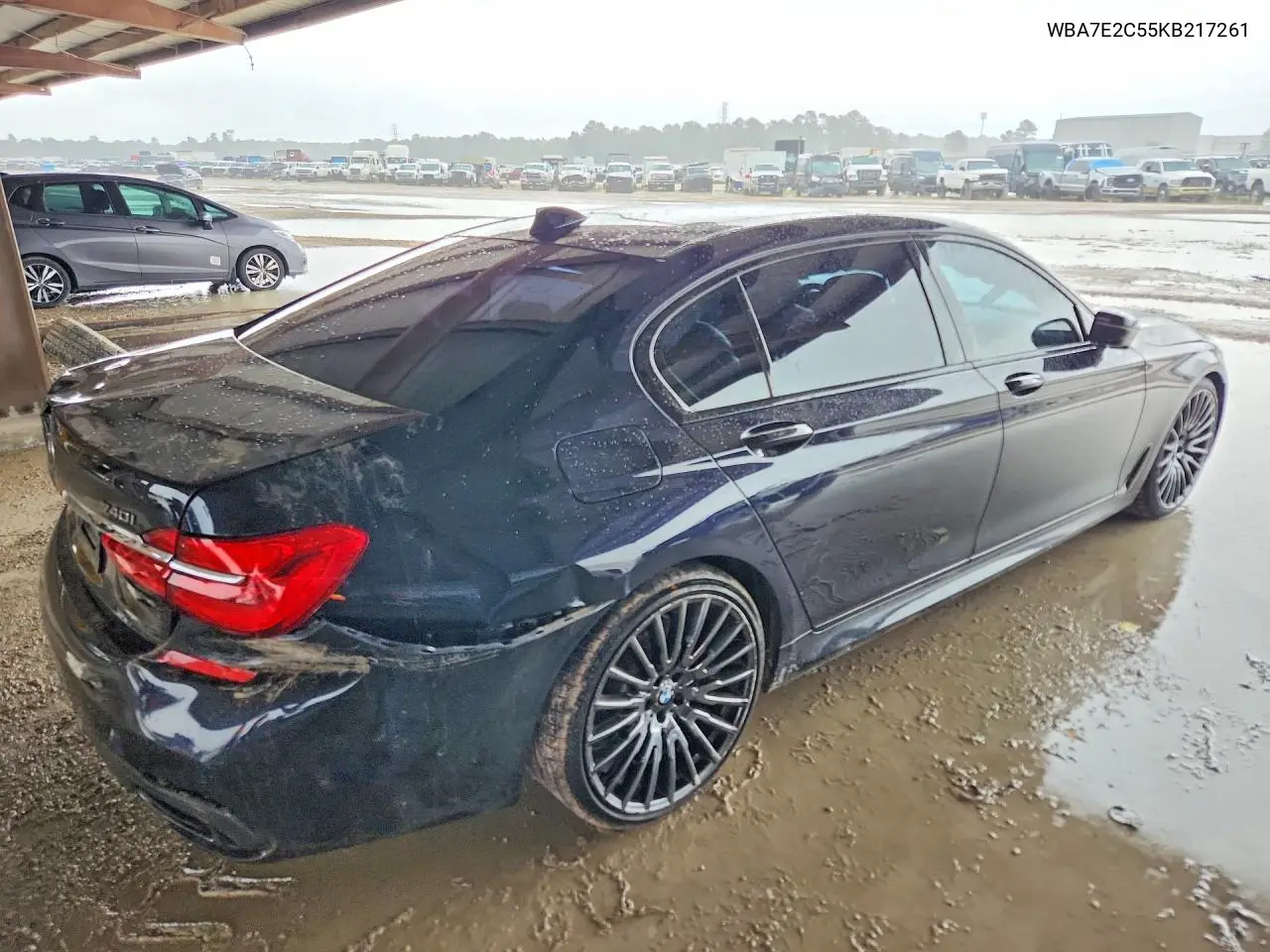 2019 BMW 740 I VIN: WBA7E2C55KB217261 Lot: 57616716