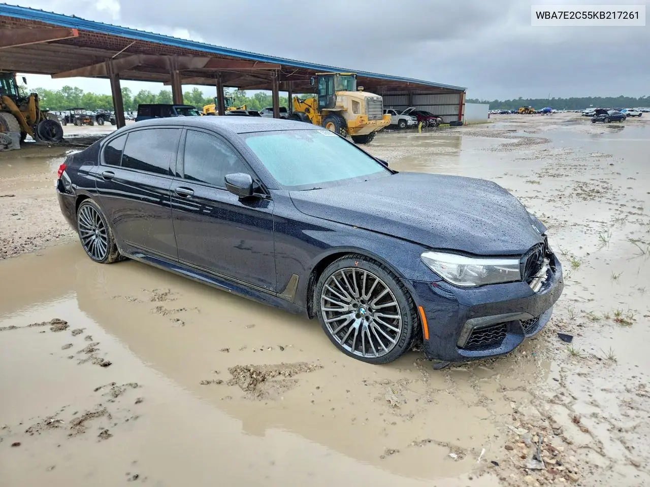 2019 BMW 740 I VIN: WBA7E2C55KB217261 Lot: 57616716