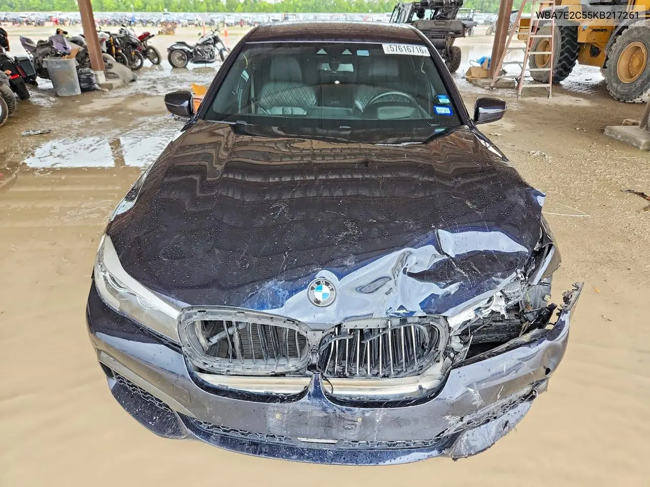 2019 BMW 740 I VIN: WBA7E2C55KB217261 Lot: 57616716
