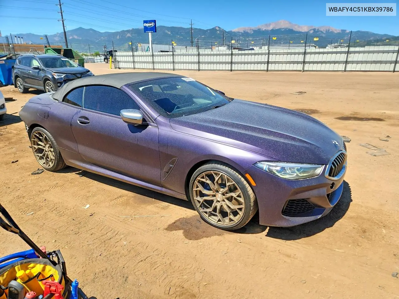 2019 BMW M850Xi VIN: WBAFY4C51KBX39786 Lot: 57881696