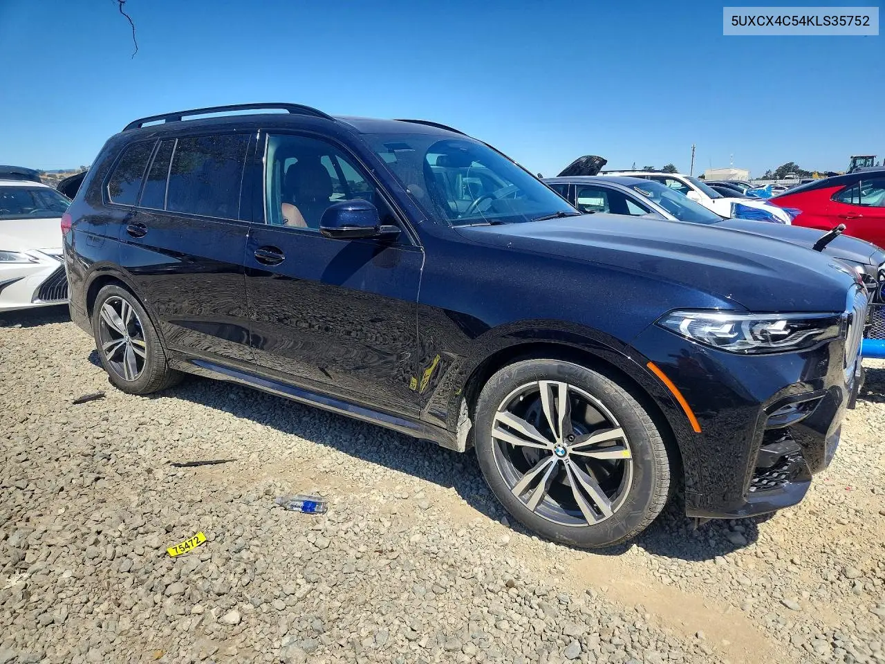 2019 BMW X7 xDrive50I VIN: 5UXCX4C54KLS35752 Lot: 58399546