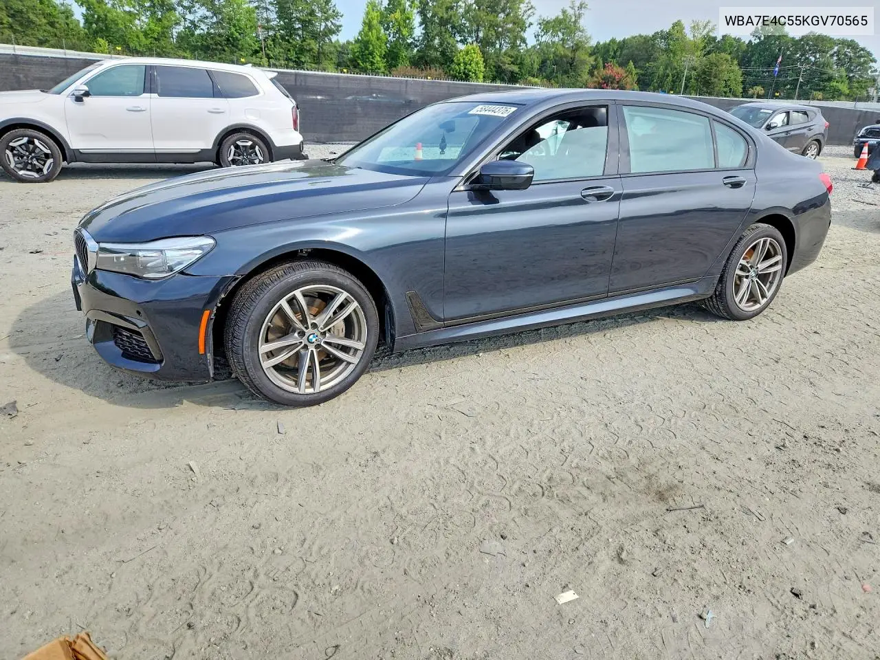 2019 BMW 740 Xi VIN: WBA7E4C55KGV70565 Lot: 58444376