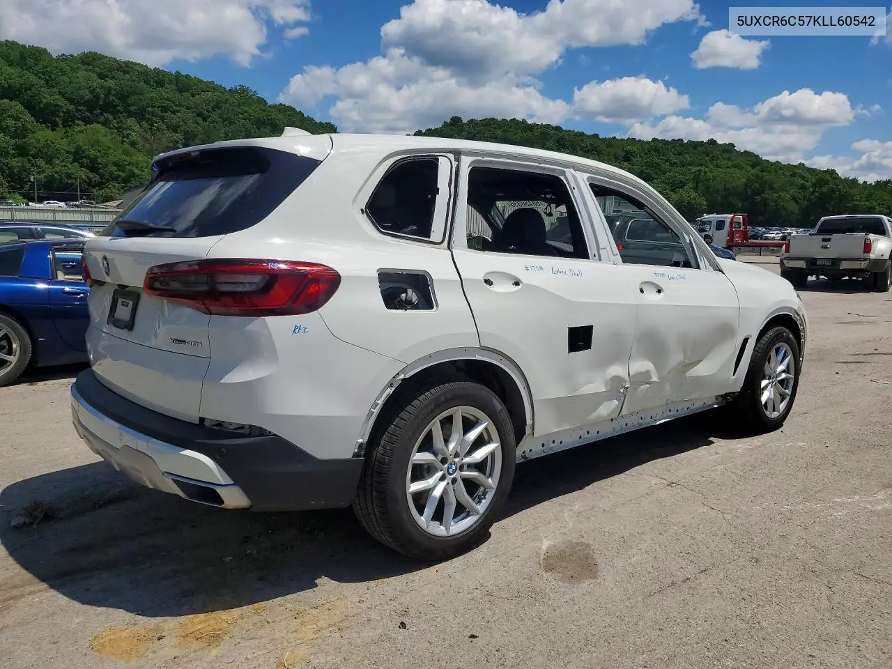 2019 BMW X5 xDrive40I VIN: 5UXCR6C57KLL60542 Lot: 58450336