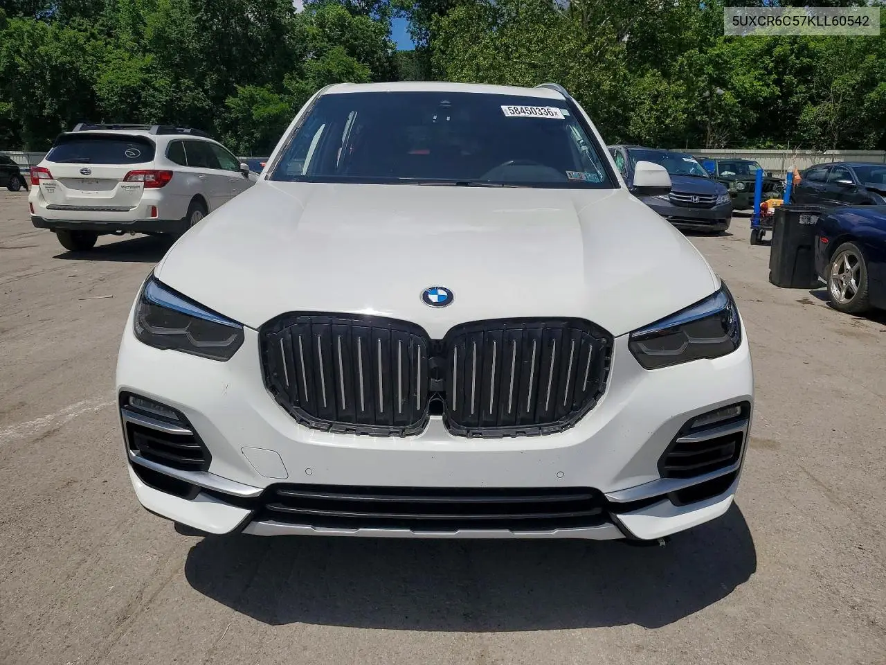 2019 BMW X5 xDrive40I VIN: 5UXCR6C57KLL60542 Lot: 58450336