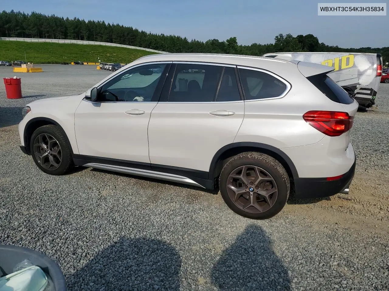 2019 BMW X1 xDrive28I VIN: WBXHT3C54K3H35834 Lot: 58890496