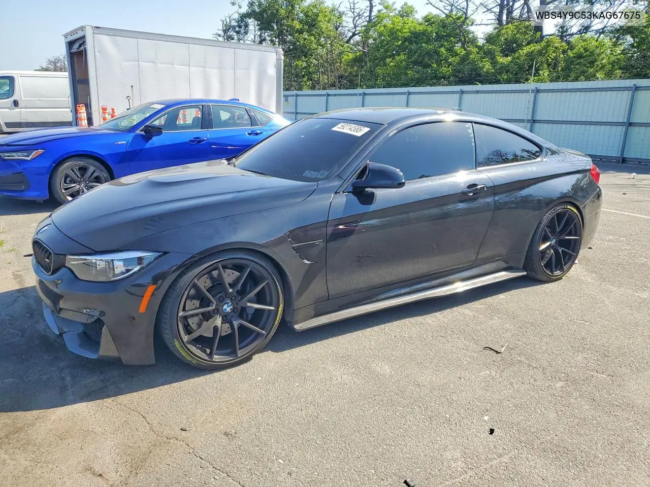 2019 BMW M4 VIN: WBS4Y9C53KAG67675 Lot: 59214586