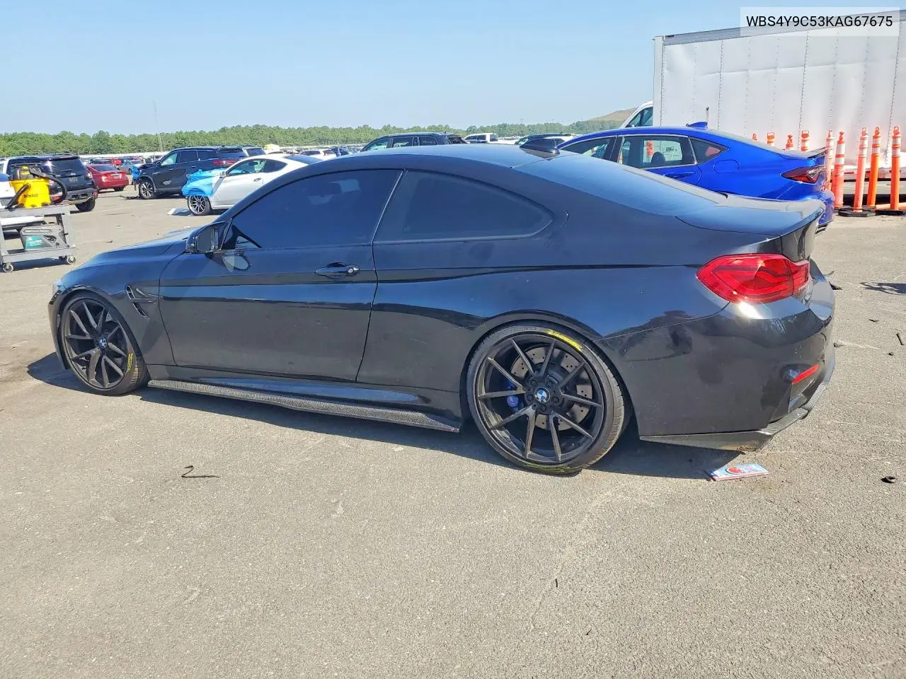 2019 BMW M4 VIN: WBS4Y9C53KAG67675 Lot: 59214586