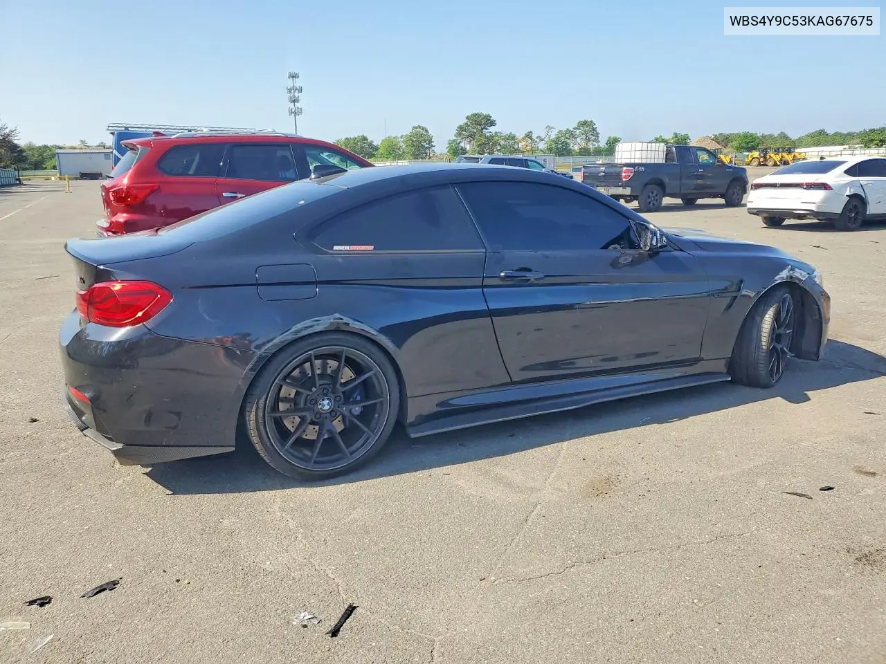 2019 BMW M4 VIN: WBS4Y9C53KAG67675 Lot: 59214586