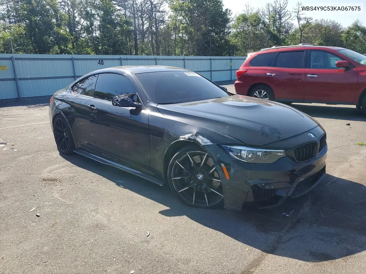 2019 BMW M4 VIN: WBS4Y9C53KAG67675 Lot: 59214586